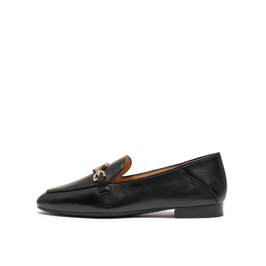Classic Ornament Buckle Loafers