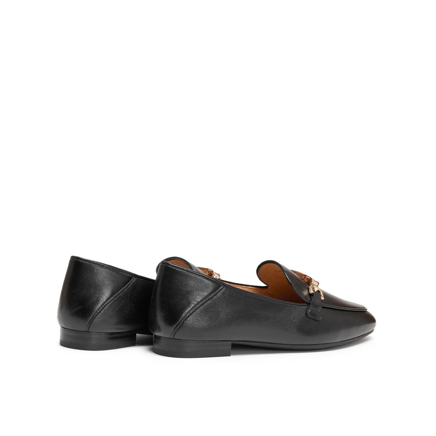 Classic Ornament Buckle Loafers