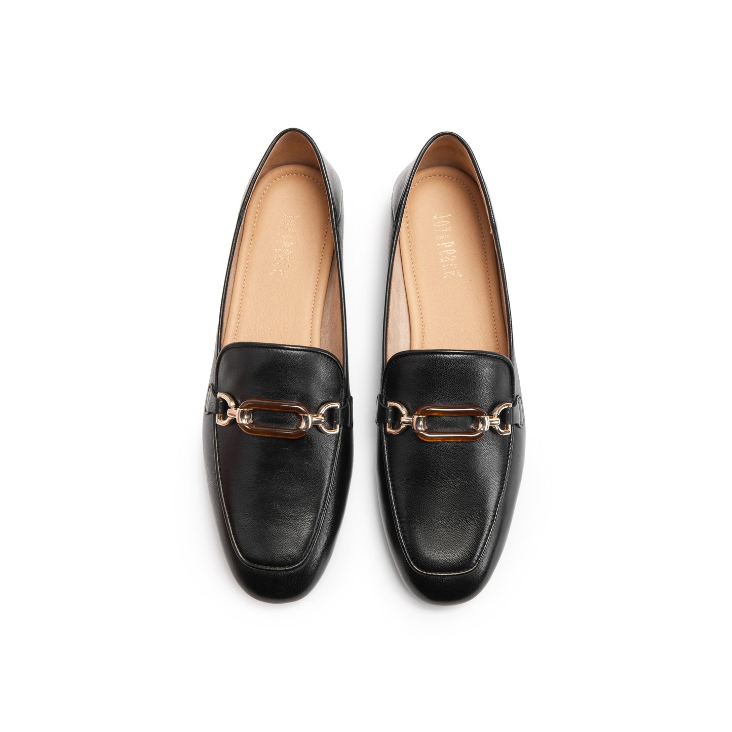 Classic Ornament Buckle Loafers