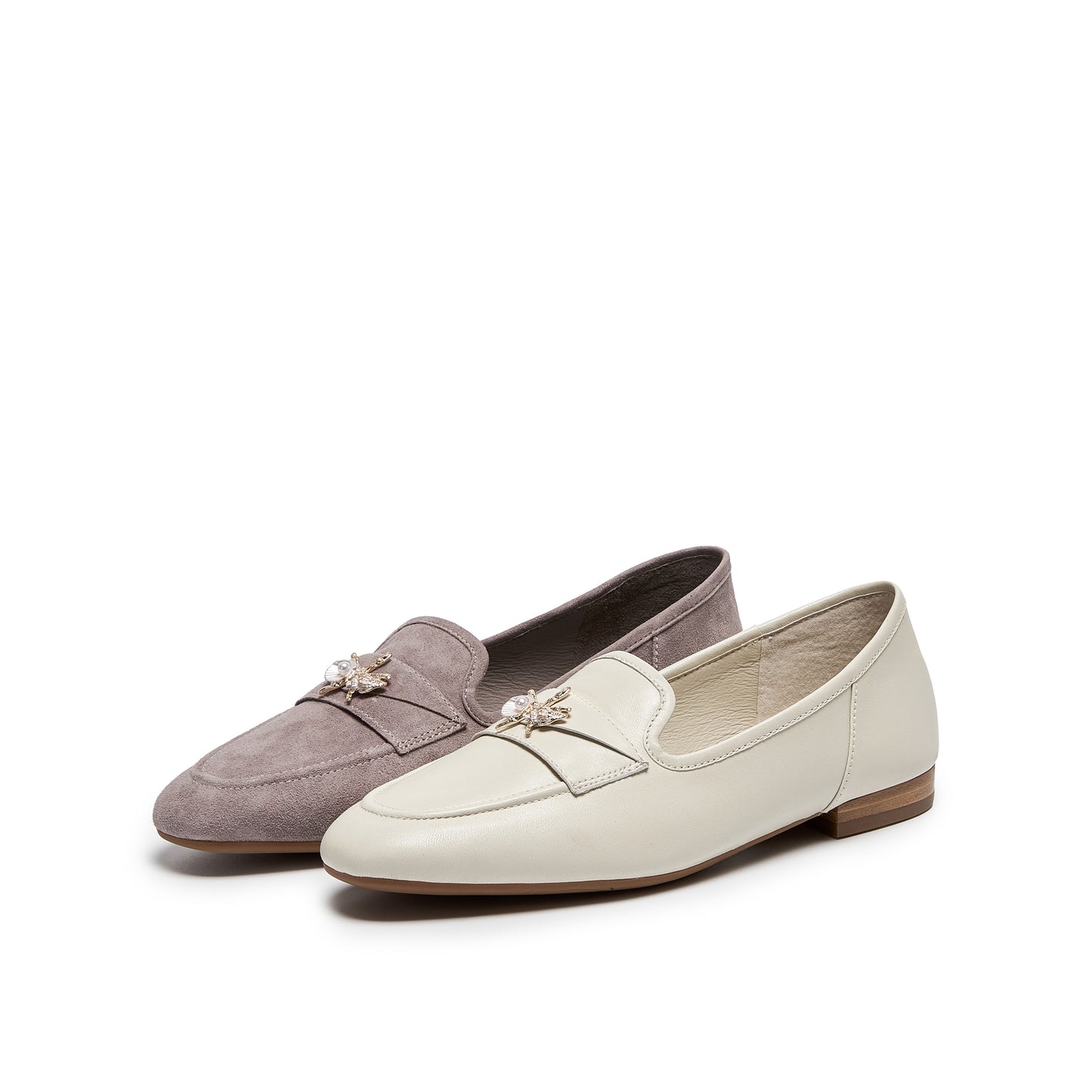 Loafers with Marine-inspired Embellishment