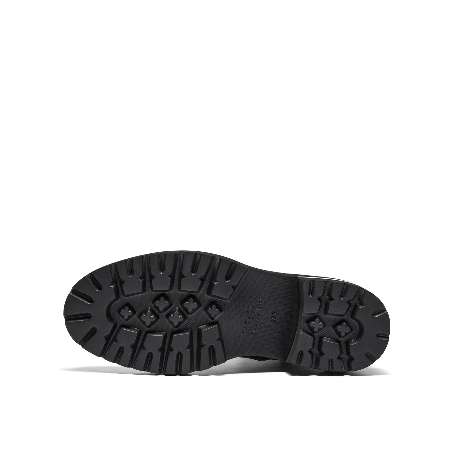 Metal Buckle Calf Leather Combat Boots
