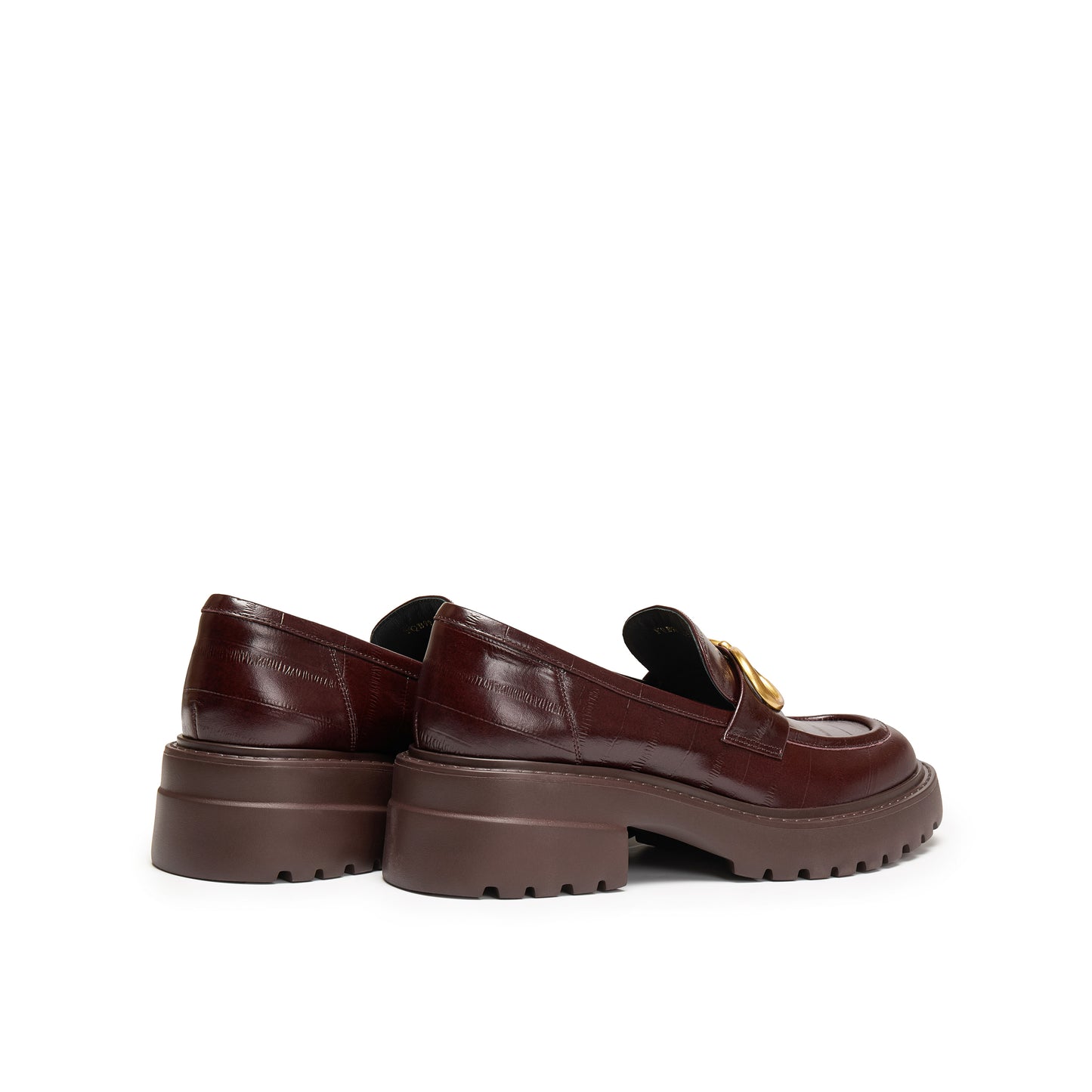 Eel-textured Calf Loafers