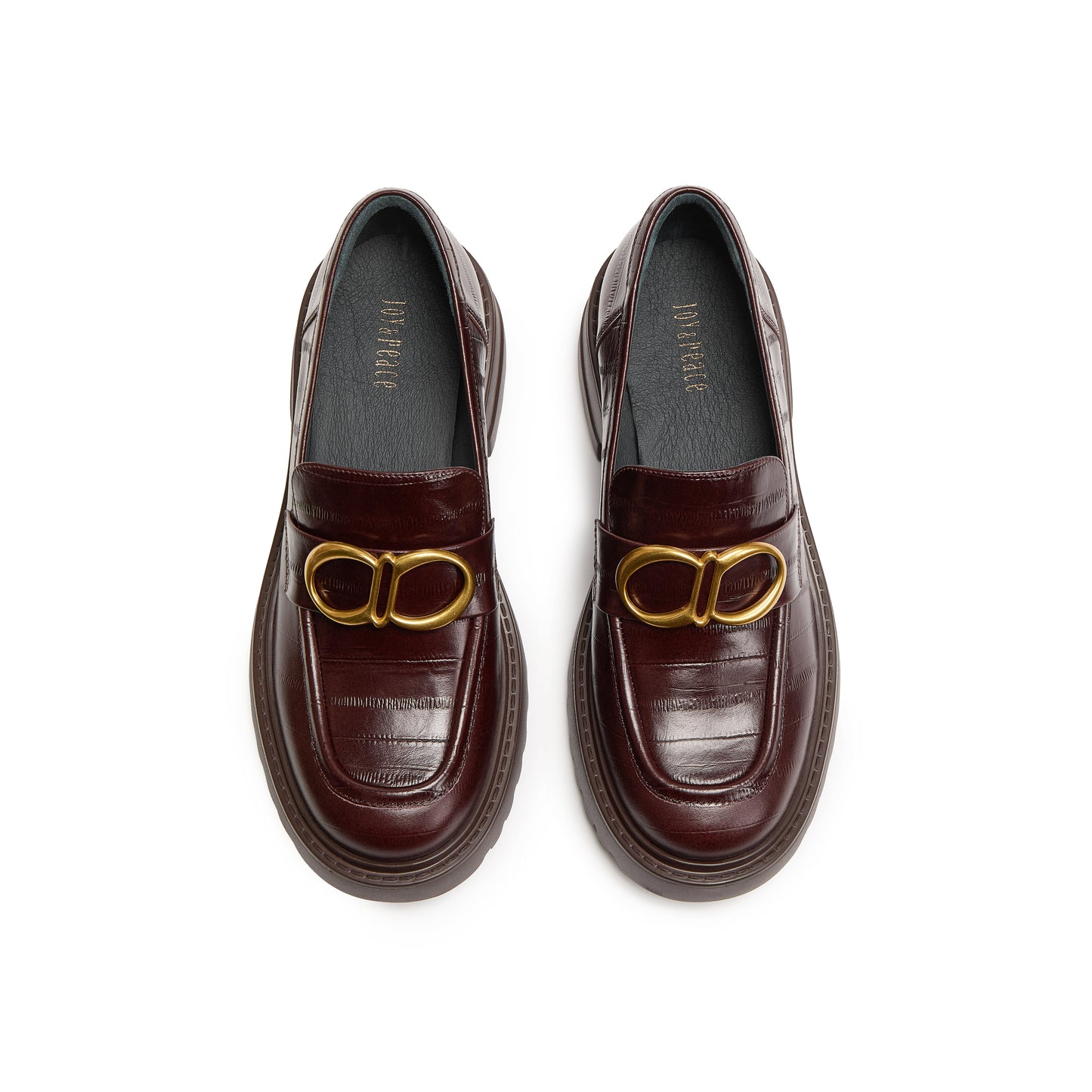 Eel-textured Calf Loafers