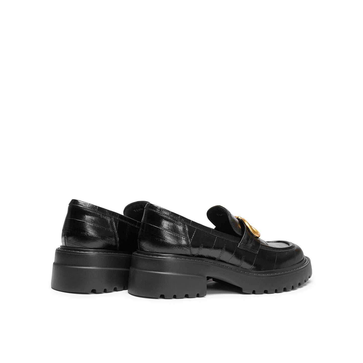 Eel-textured Calf Loafers