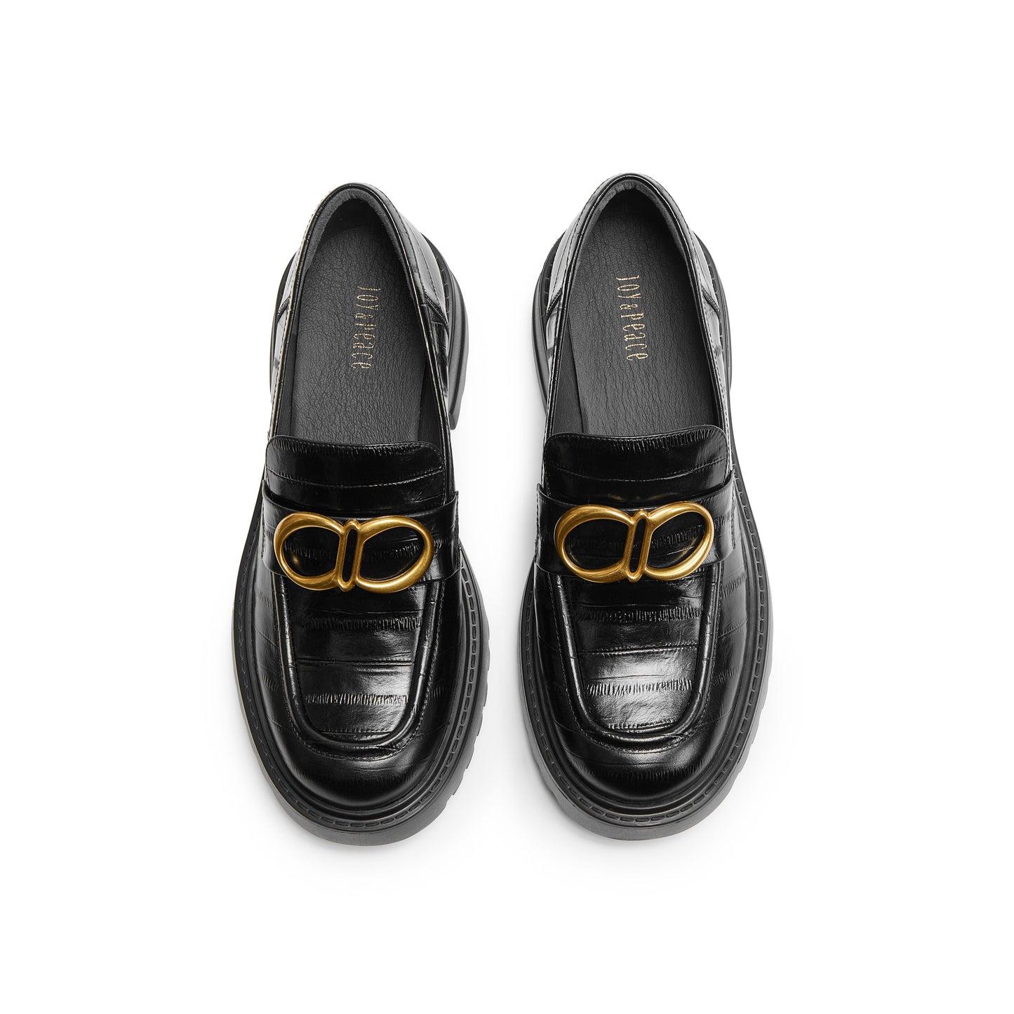 Eel-textured Calf Loafers