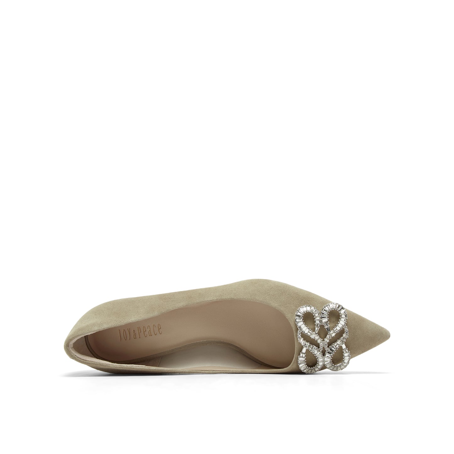 JP Infinity Logo Embellished Heels