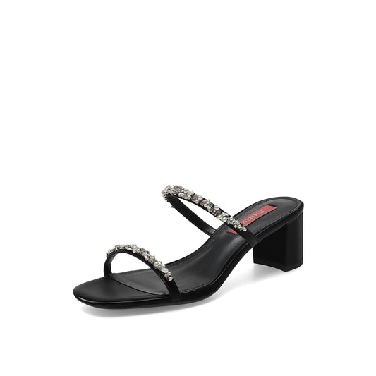 Crystal Embellished Strappy Sandals