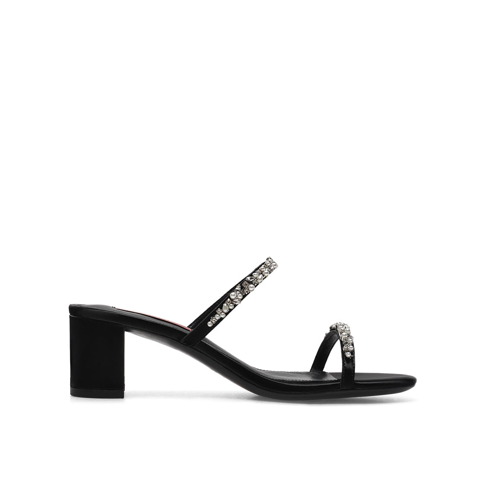Crystal Embellished Strappy Sandals