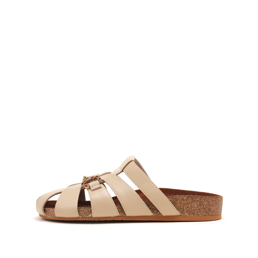 Horsebit Kid Leather Fisherman Mules