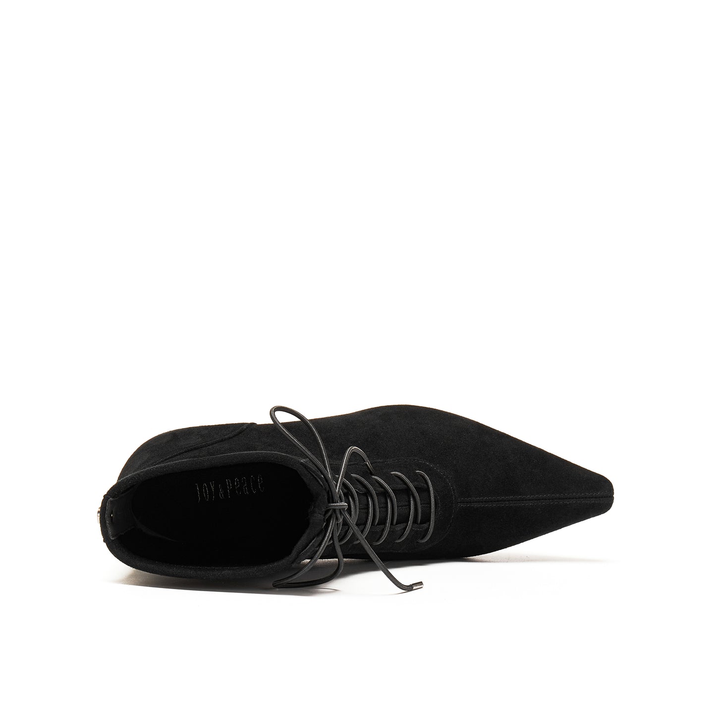 Stretch Kid Suede Wedge Short Boots