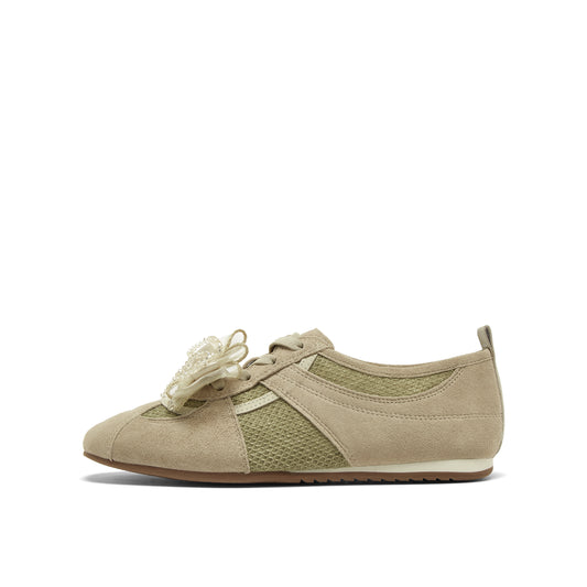 Ballet Sneakers with Mesh