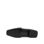Pearlized Kid Leather Mid-heel Loafers