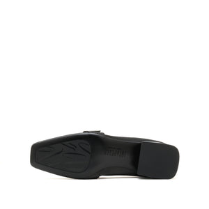 Pearlized Kid Leather Mid-heel Loafers