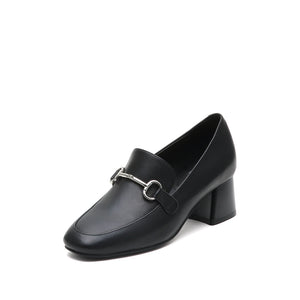 High Heel Loafer in Sheep Leather