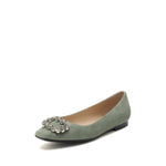 Crystal-Embellished Ballet Shoes