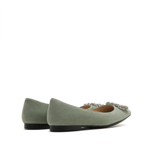 Crystal-Embellished Ballet Shoes