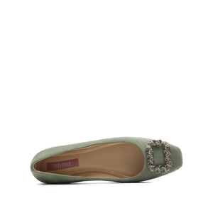 Crystal-Embellished Ballet Shoes