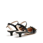 Tortoiseshell Buckle Heeled Pumps