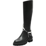 Pearl-Embellished Long Boots