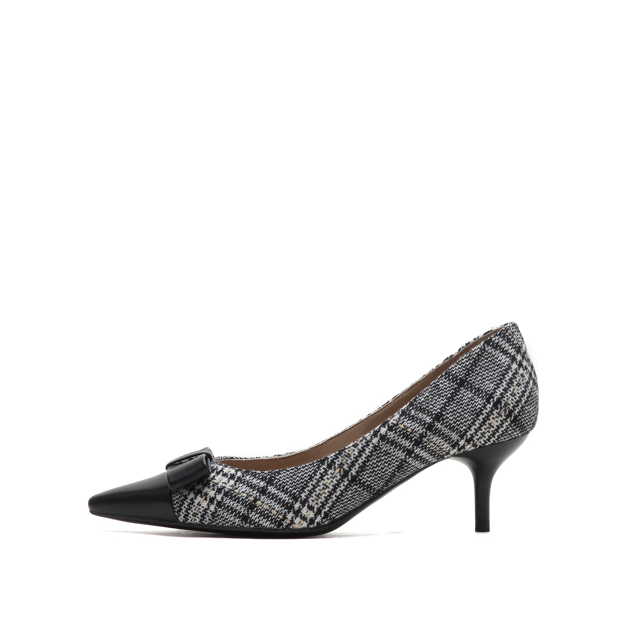 Ribbon Details Toe Cap Pumps