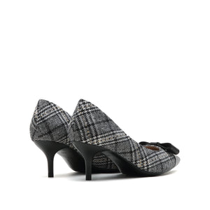 Ribbon Details Toe Cap Pumps