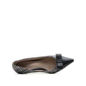 Ribbon Details Toe Cap Pumps