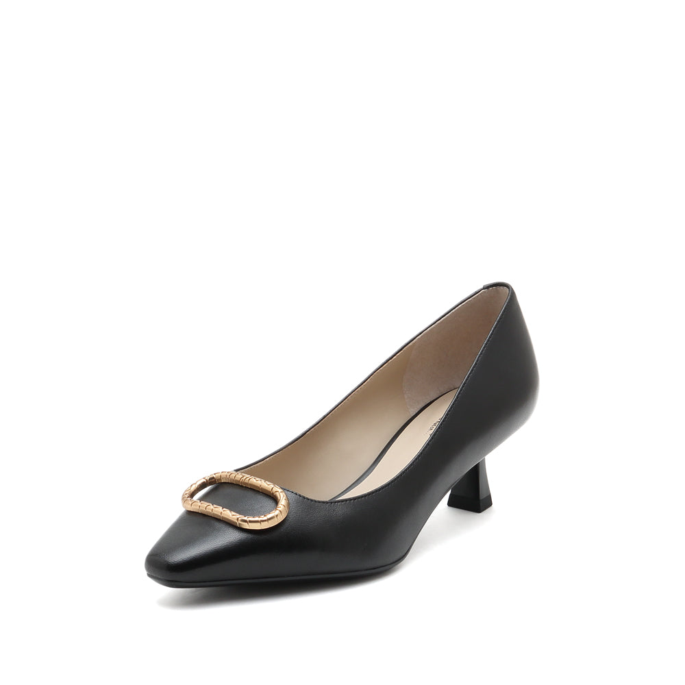 Metal Buckle Pumps