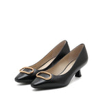 Metal Buckle Pumps