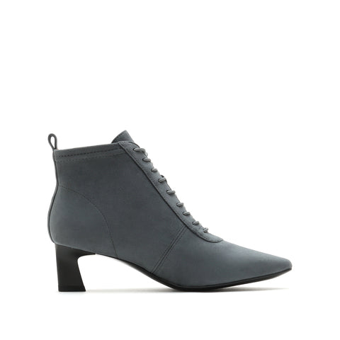 Stretch Flannel Lace Up Boots