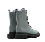Stretch Sheep Leather Combat Boots