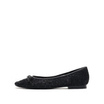 Lace with Sequin Ballet Flats