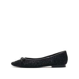 Lace with Sequin Ballet Flats
