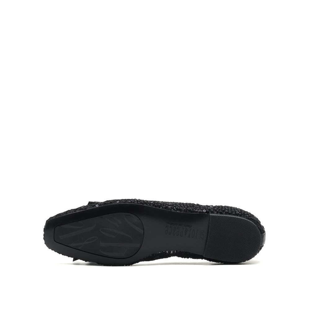 Lace with Sequin Ballet Flats
