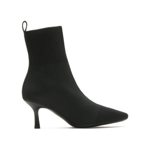 P Infinity Logo Fine Knit High Heel Boots