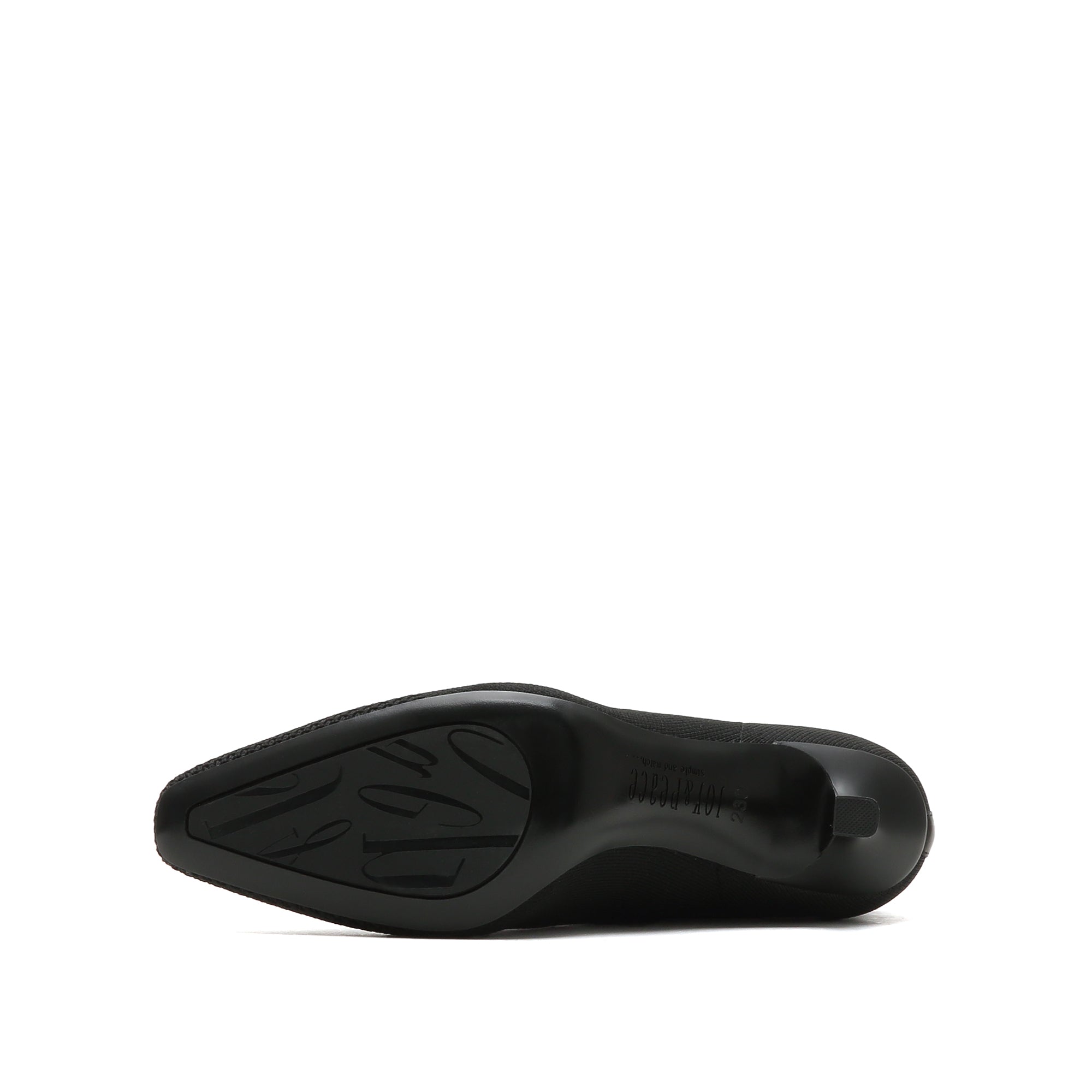 P Infinity Logo Fine Knit High Heel Boots