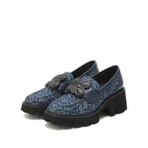 JP Infinity Monogram Platform Loafer