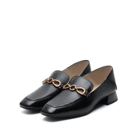 Horsebit Sheep Leather Loafers