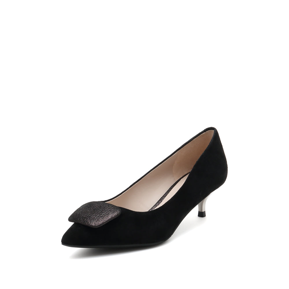 Suede Pumps