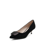 Suede Pumps