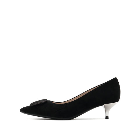 Suede Pumps