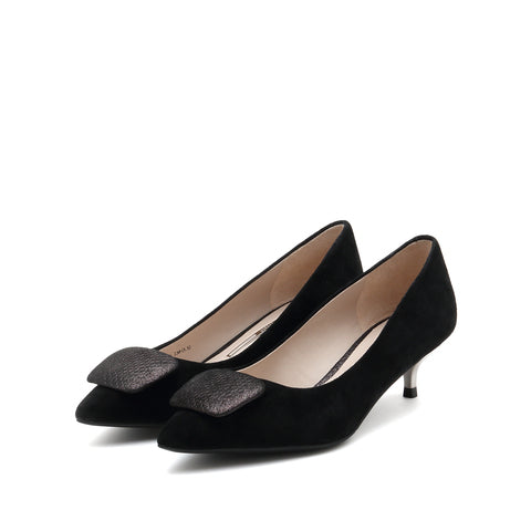 Suede Pumps