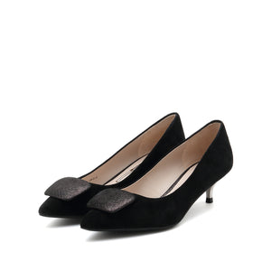 Suede Pumps